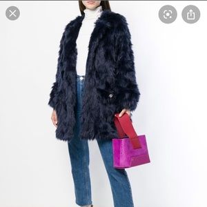 Shrimps faux fur coat